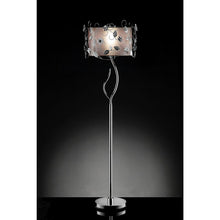 Load image into Gallery viewer, Elva Silver/Chrome Floor Lamp, Double Shade
