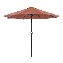 Load image into Gallery viewer, Soli 9&#39; Outdoor Umbrella w/ Auto Tilt + 21&quot; Round Base

