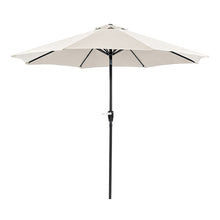 Load image into Gallery viewer, Soli 9&#39; Outdoor Umbrella w/ Auto Tilt + 21&quot; Round Base

