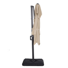 Load image into Gallery viewer, Fida 8 Ft Square Umbrella w/ Double Top + 37&quot; Large Base
