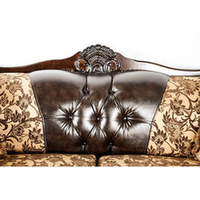 Load image into Gallery viewer, Quirino Tan/Dark Brown Sofa

